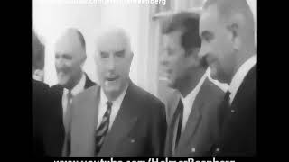 July 8, 1963 - President John F. Kennedy meets Prime Minister of Australia, Robert G. Menzies