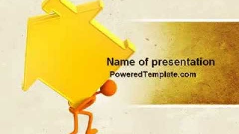 Mortgage Loan PowerPoint Template by PoweredTemplate.com