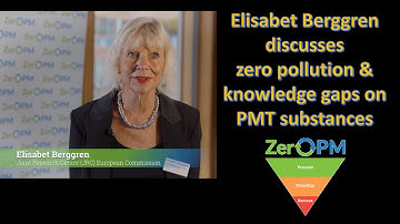 Elisabet Berggren, Joint Research Center - European Commission, on Zero Pollution and PMT substances