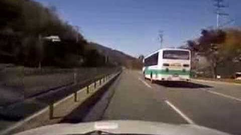 Dashcam Video Footage of Bus & Car Collision