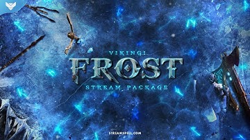 StreamSpell | Viking: Frost Stream Package │ Twitch Overlays for OBS Studio, Streamlabs