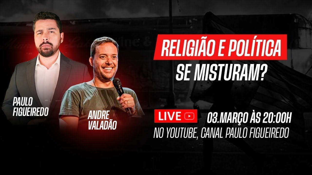 Paulo Figueiredo Entrevista Pastor Andre Valadão – Religião e Política se Misturam?