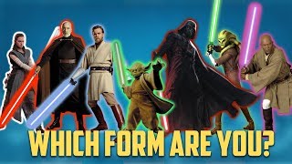 All 7 Lightsaber Combat Forms Explained (& Who Used Which)