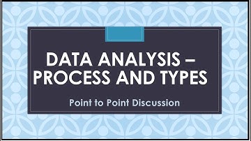 Data Analysis | Process and Types | PhD