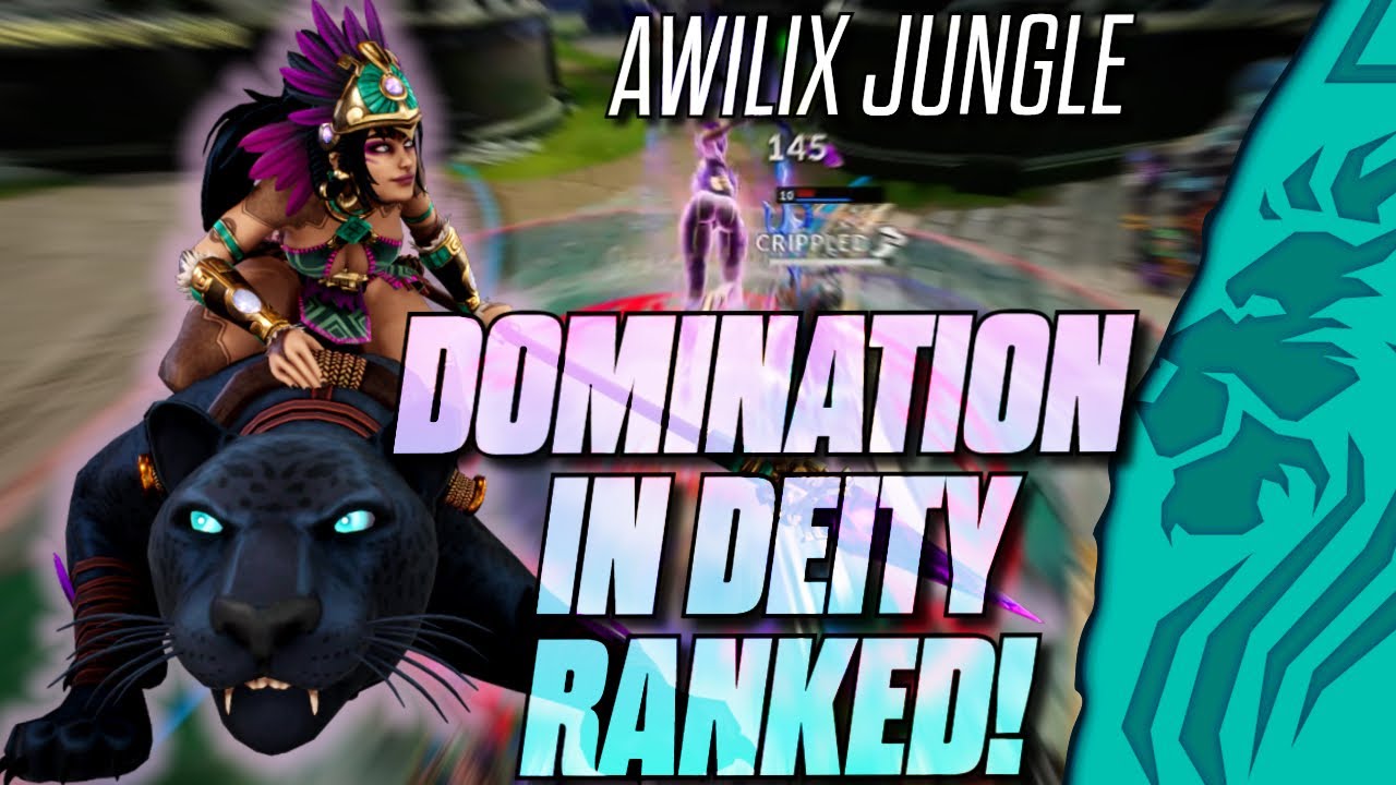AWILIX JUNGLE DOMINATION IN SMITE 2 DEITY RANKED