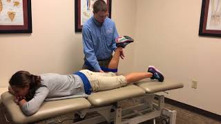 Prone knee flexion MWM