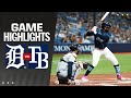 Tigers vs rays game highlights 42324  mlb highlights