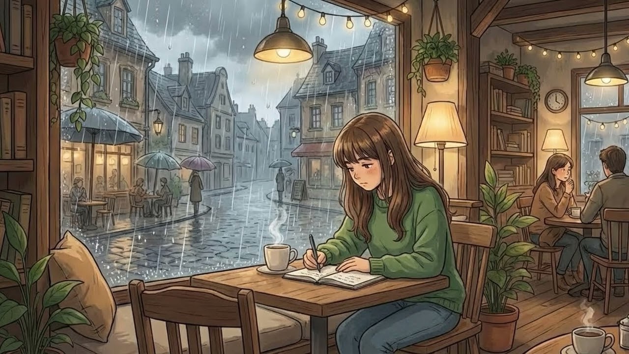 Rain in the Loft – Cozy Lo-Fi Café Beats for Study, Focus & Relax