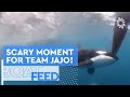 Orca encounter at gibraltar for team jajo  the ocean race