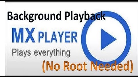 How to play audio and video files in the background on Android phone