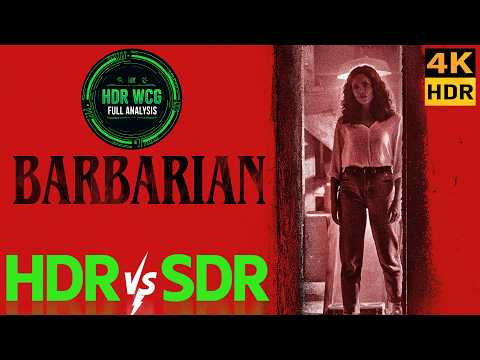 4K HDR ANALYSIS | Barbarian 2022
