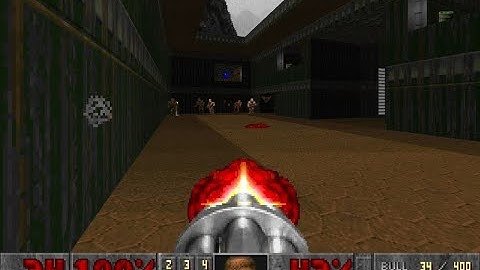 DOOM+DOOM II  ( STEAM-Unity )  E1M4 COMMAND CONTROL - Ultra Violent