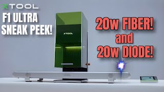 Sneak Peek of the New xTool F1 Ultra 20W Fiber and Diode Laser Engraver