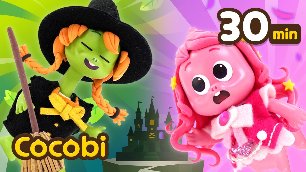 ¡Bruja Verde y Princesa Rosa! ¿Serán amigas?💚💗 | Canciones Infantiles | Kids Songs | Cocobi