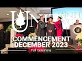 December 2023 commencement  unity environmental university