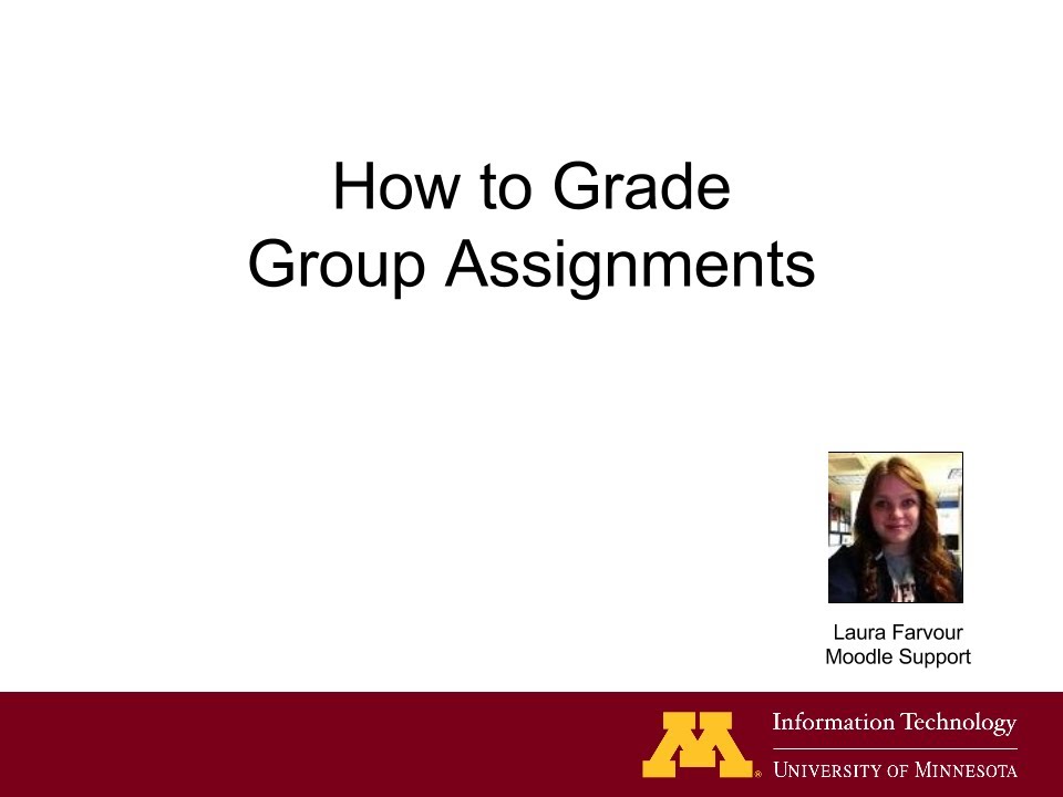 how to do a group assignment
