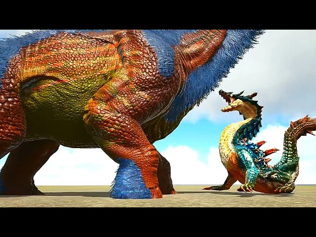 Ark Survival - DEINOSUCHUS (tlc) vs LARGE DINOS [Ep.563] 