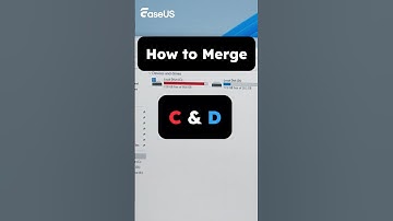 How to Merge C and D Drive #pctips #techtips #diskmanagement