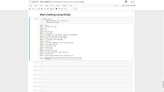 Working Chatbot based on Transformer architecture