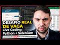 Live Coding - Web Scraping - Vaga Júnior (Selenium)