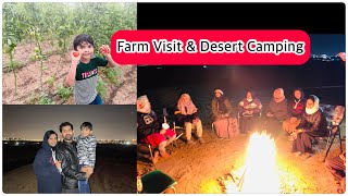 Dubai Farm Visit & Desert Camping | Reenu’s Kitchen