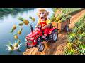 Monkey Farmer Drives Tractor to Harvest Pineapples &amp; Gets into a Shocking Accident in EPIC CHAOS!! Mp3 Song