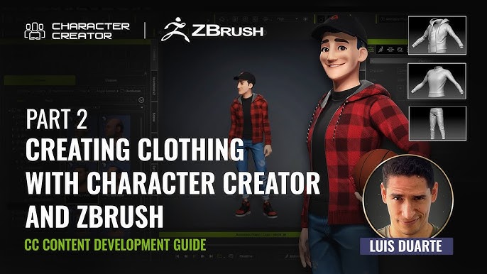 Character Creator Workflow with ZBrush - PART 1  CC Content Development  Guide - Reallusion Magazine