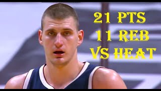 Nikola Jokic 21 Pts 11 Reb Denver Nuggets vs Miami Heat HIGHLIGHTS