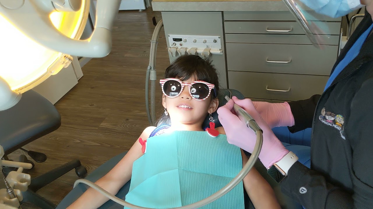 March 30, 2021  Eden's latest visit to the dentist...She loves her dental check-ups.😁😋