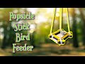 Take Home Craft: Popsicle Stick Bird Feeder