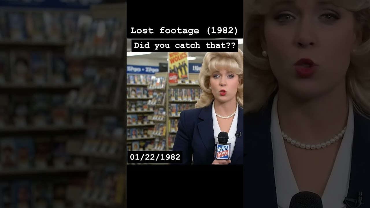 FOUND FOOTAGE - 1982 Vintage Video Rental Store