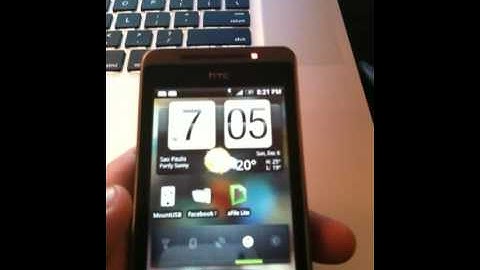 HTC HERO with Android 2.1 ECLAIR