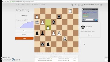Chess Bot solving puzzles at Lichess.org