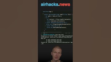 Sometimes It Is Okay To Swallow Exceptions #java #shorts #coding #airhacks
