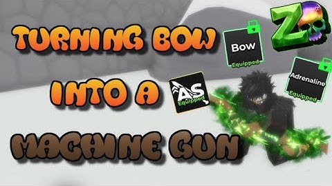 Turning the Bow Into a MACHINE GUN! | Hunty Zombies