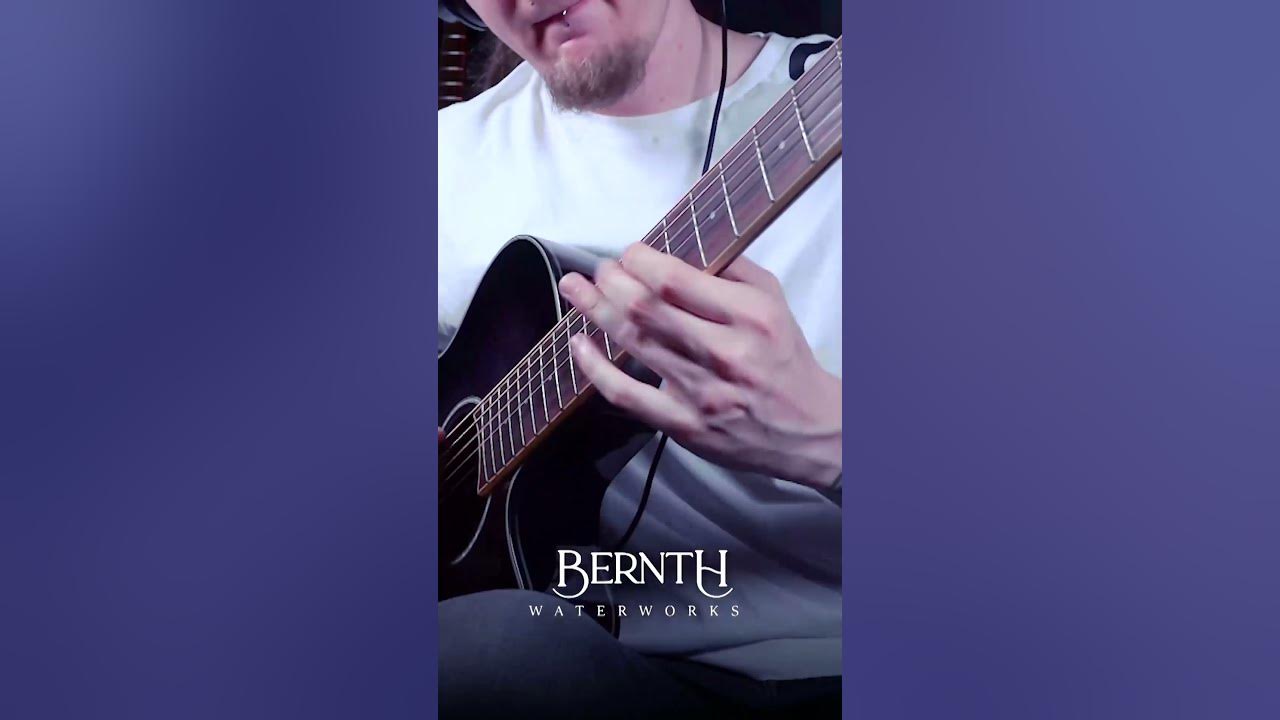 I filled my guitar with water and it sounds UNREAL 🤯