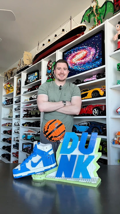 Building the NEW Nike Dunk LEGO set! #LEGO #Nike #Sneaker #Shoes #Sneakerhead #ASMR #Sports #Dunk