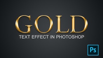 Stunning Gold Text | Golden Text Effect | Photoshop Tutorial