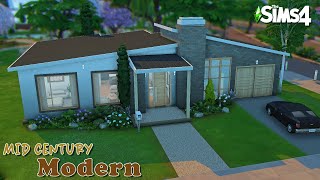 Mid Century Modern | Speed Build | The Sims 4