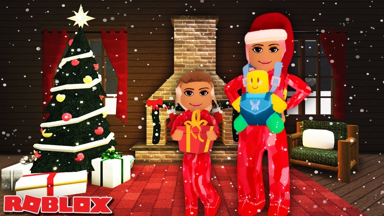 Christmas Day With The Family Bloxburg By Amberry - christmas fun in bloxburg roblox roleplay with goldie