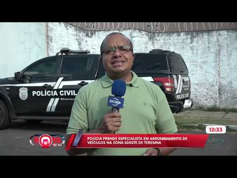 Polícia prende especialista em arrombamento de veículos na zona Suldeste de Teresina