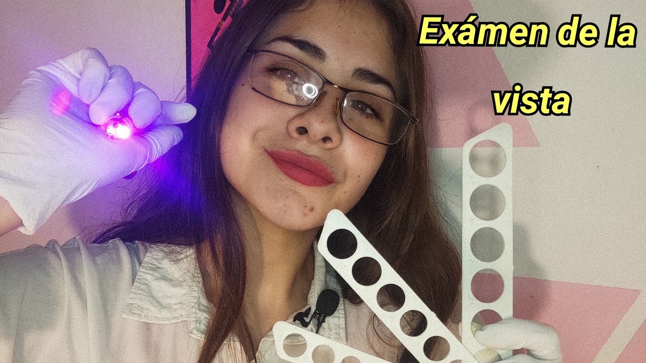 Exámen de la vista // ASMR CASERO