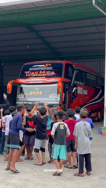 TELOLET BASURI MENGULAR TUAN MUDA🐍 #bus #tuanmuda #bristrans #telolet #videobus