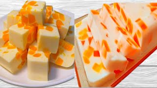 Easy Mango Jelly Milk Pudding Recipe | Easy & Delicious Mango Milk Pudding Recipe
