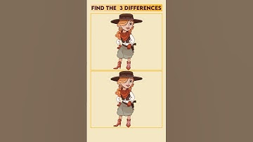 Find The 3 Differences - #209 #findthedifference #findthe3difference #spotthedifferences