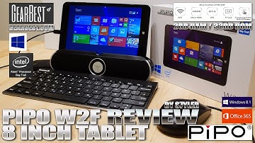 PiPO W2F [REVIEW] 8" IPS, Windows 8.1 & Office, Intel Atom Z3735F, 2GB/32GB, OTG, HDMI, BT4.0