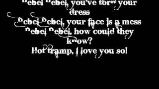 Rickie Lee Jones- Rebel Rebel (with lyrics)