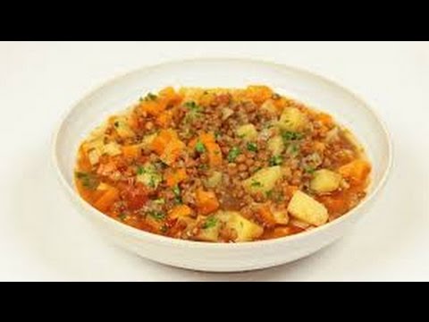 Ricetta autunnale zuppa di lenticchie,Recipe autumn lentil soup,方秋扁豆湯,وصفة شوربة العدس الخريف