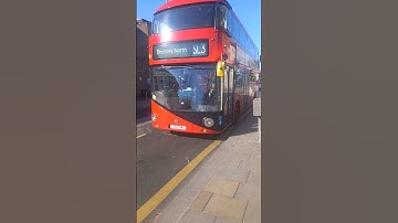 London Bus Route SL3 in Original Red Livery (New Bus For London)