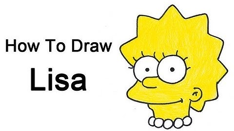 How to Draw Lisa Simpson